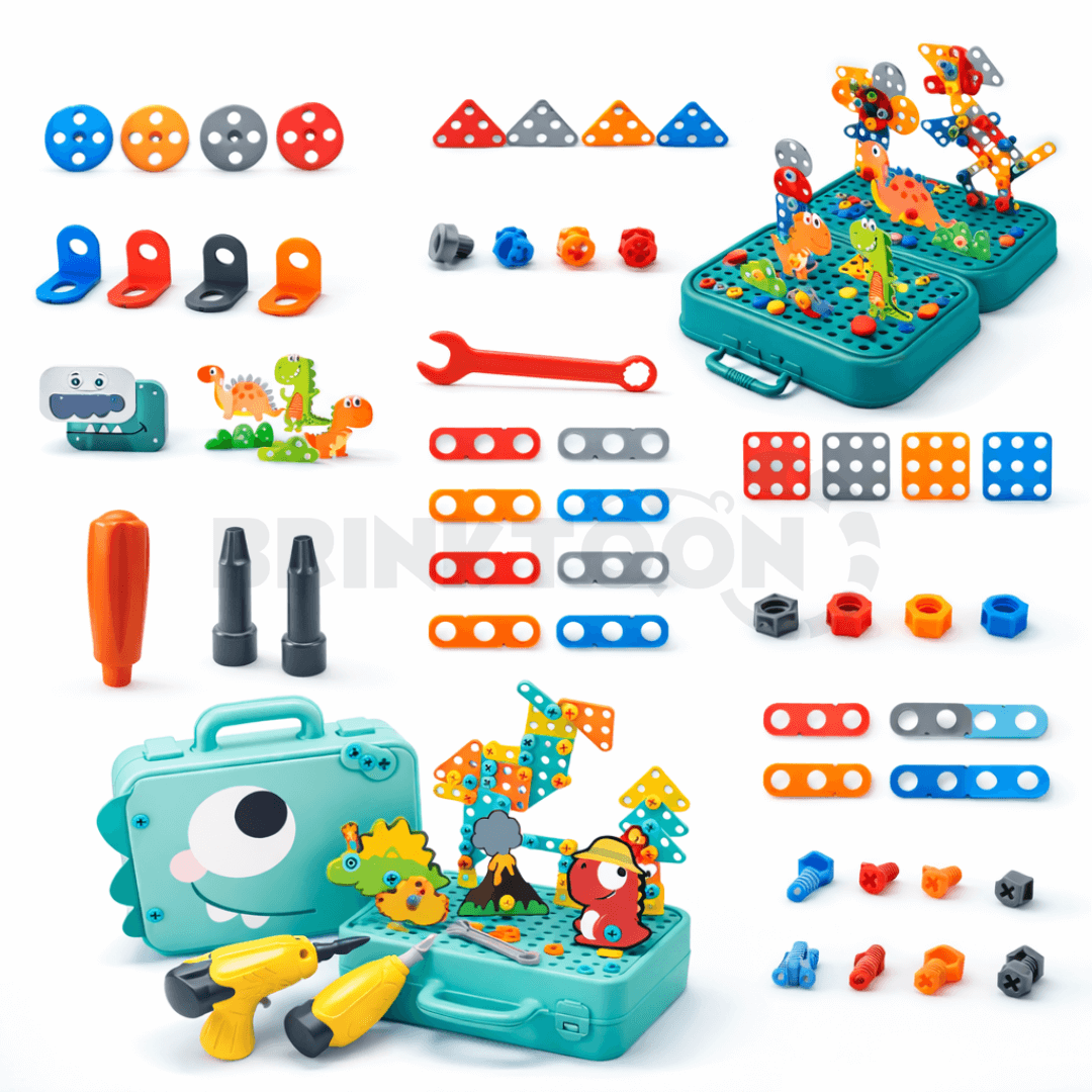 Kit Caixa de Ferramentas Educativa Brinktoon™