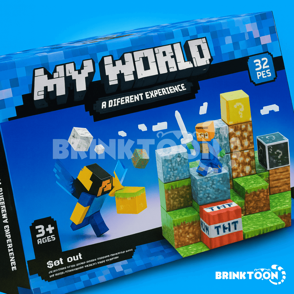 Blocos Magnéticos Brinktoon™ - Aventuras Sem Limites!