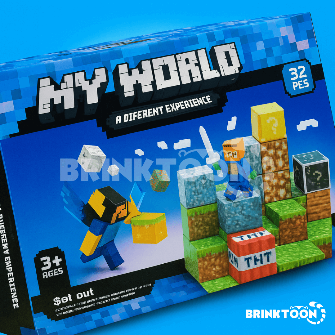 Blocos Magnéticos Brinktoon™ - Aventuras Sem Limites!