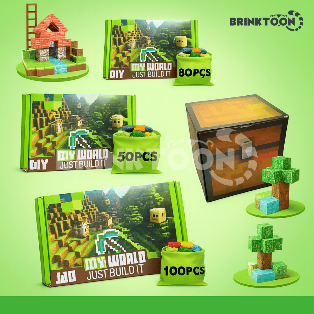 Blocos Magnéticos Brinktoon™ - Aventuras Sem Limites!