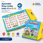 Livro Interativo Fala & Aprende - Português e Inglês 🇧🇷🇺🇸