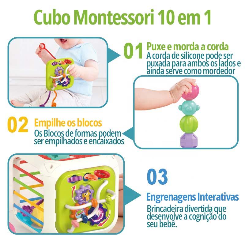 Cubo Educativo 10 em 1 - Brinktoon™