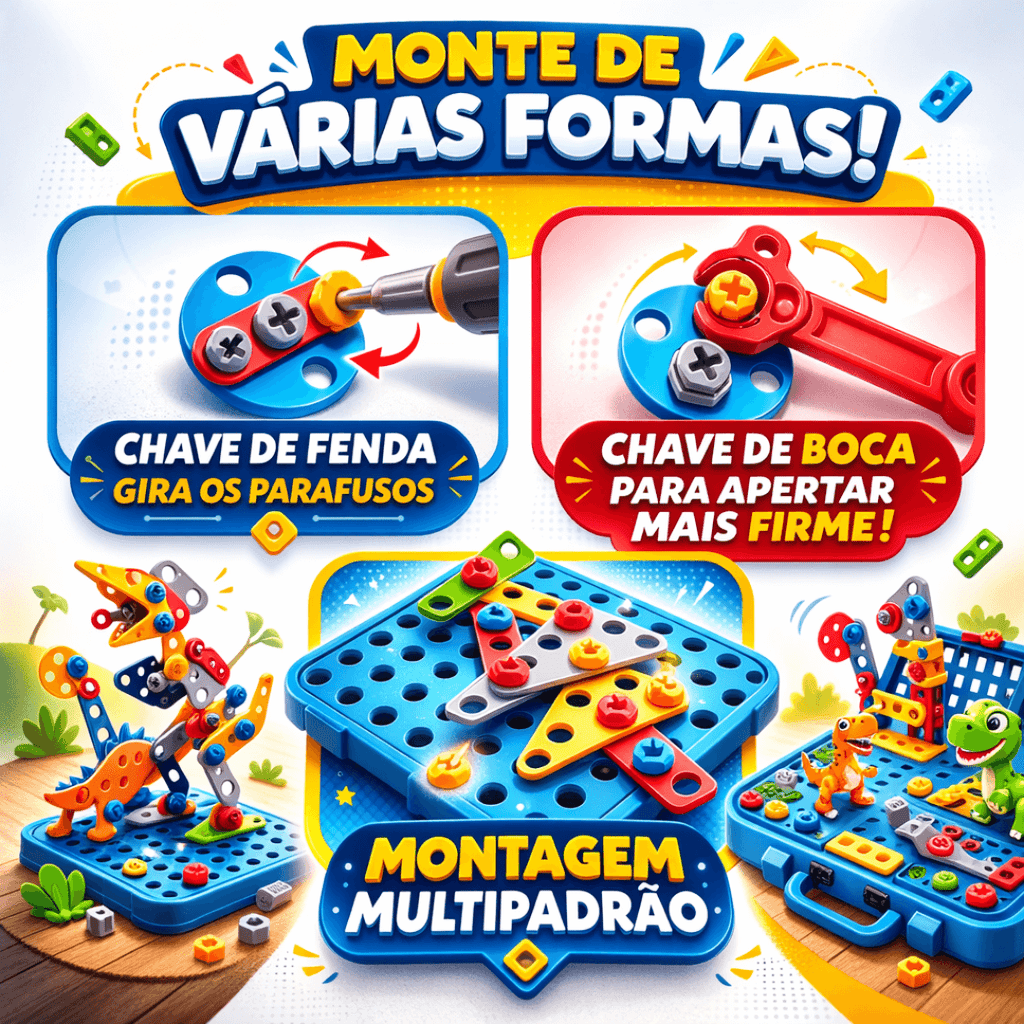 Kit Caixa de Ferramentas Educativa Brinktoon™