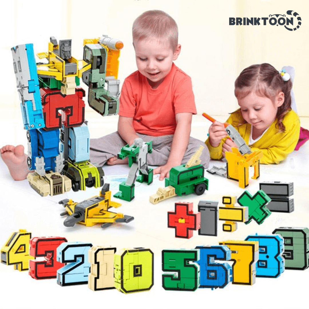 NumberBots - Super Kit 10 em 1: Aprendizado Divertido com Números e Robôs!