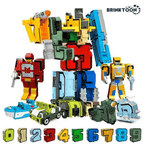 NumberBots - Super Kit 10 em 1: Aprendizado Divertido com Números e Robôs!