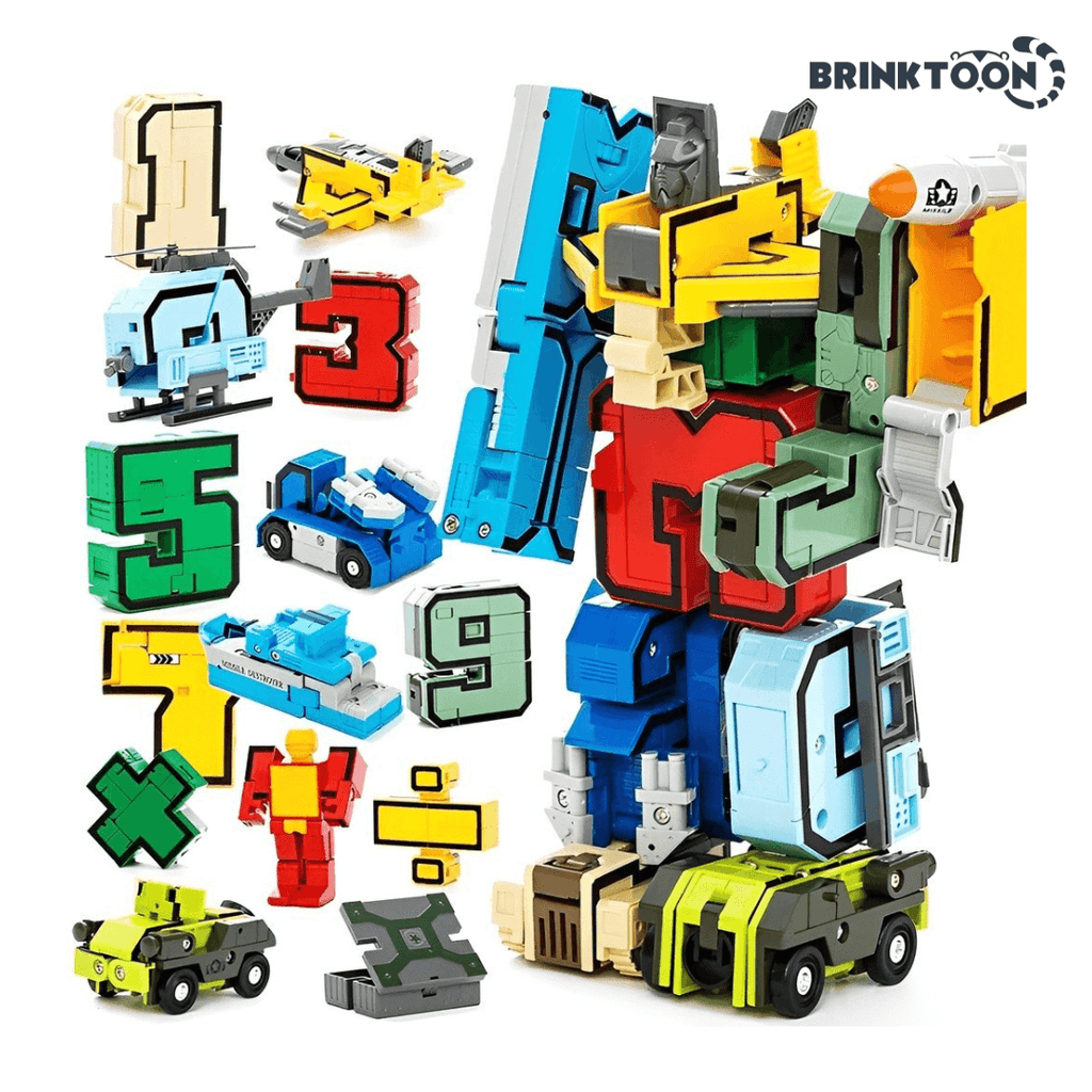 NumberBots - Super Kit 10 em 1: Aprendizado Divertido com Números e Robôs!