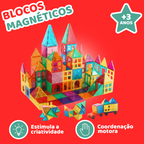 Blocos Magnéticos 3D Brinktoon™