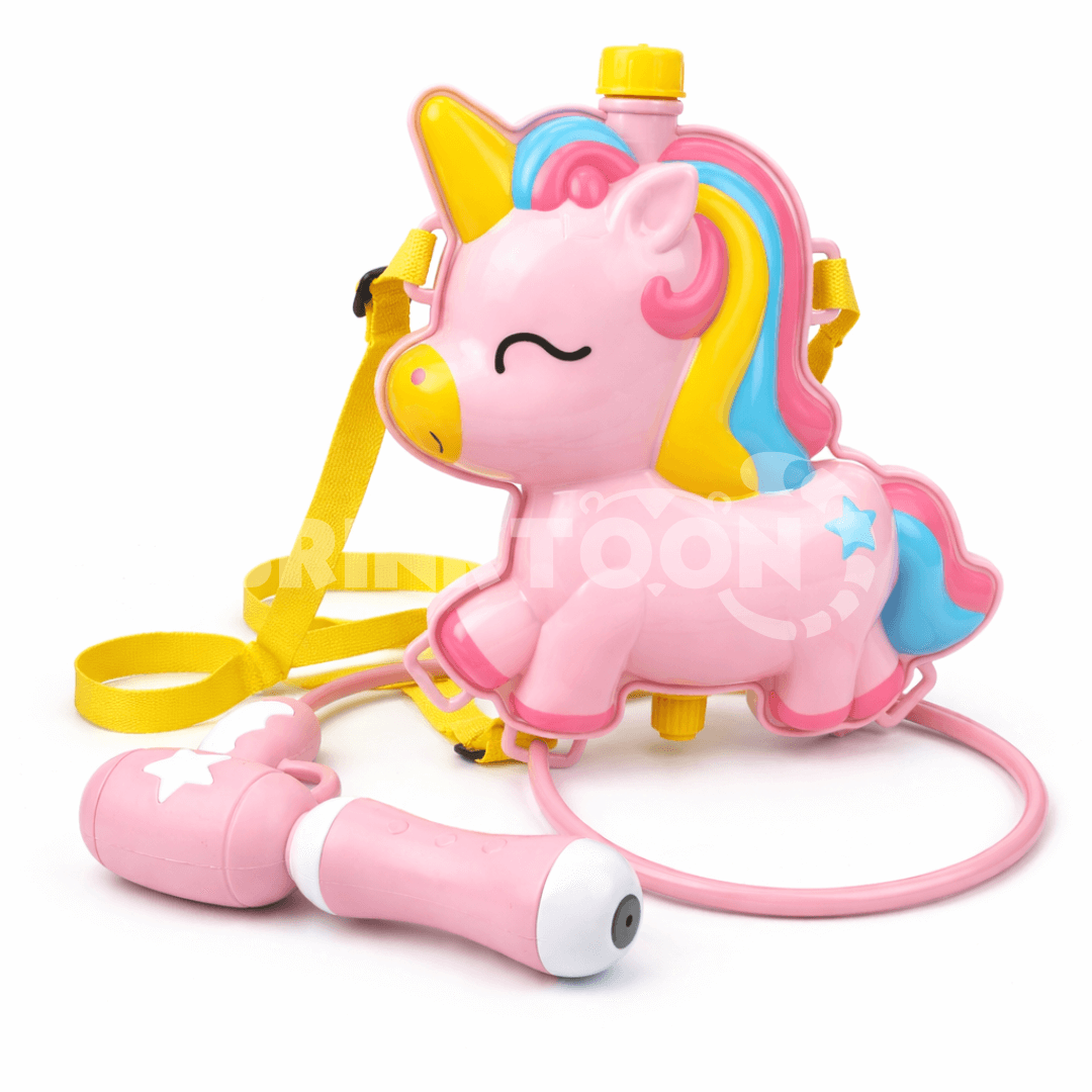 AquaBlast Brinktoon™ - Mochila com Lançador de Água Infantil