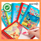 Kit 3 Livros Encantados Brinktoon™ – Pinte com Água, Reutilize Sempre e Diga Adeus à Bagunça!