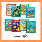Kit 3 Livros Encantados Brinktoon™ – Pinte com Água, Reutilize Sempre e Diga Adeus à Bagunça!