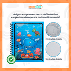 Kit 3 Livros Encantados Brinktoon™ – Pinte com Água, Reutilize Sempre e Diga Adeus à Bagunça!