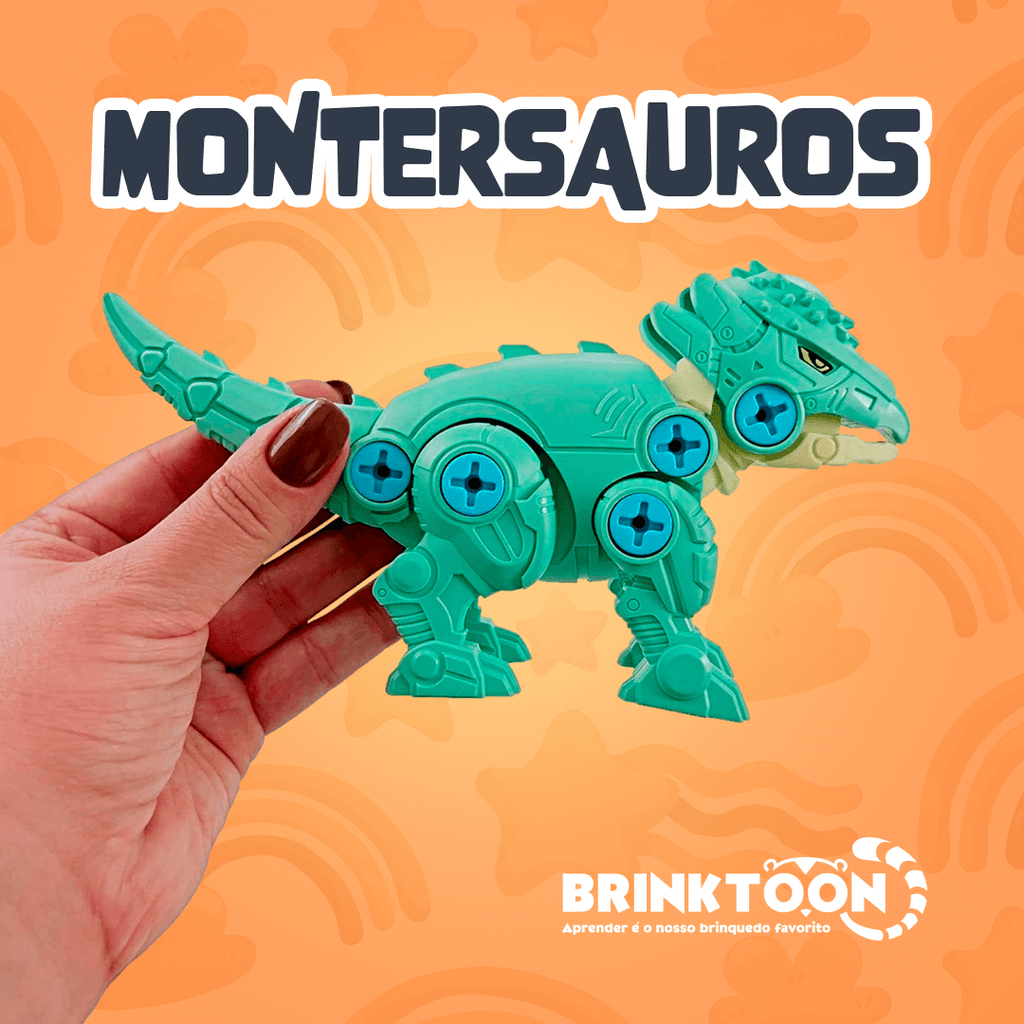 MonterSauros Brinktoon™ - Super Combo 4 em 1 + Brinde Exclusivo!