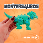 MonterSauros Brinktoon™ - Super Combo 4 em 1 + Brinde Exclusivo!