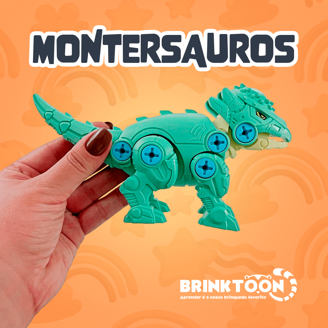 MonterSauros Brinktoon™ - Super Combo 4 em 1 + Brinde Exclusivo!