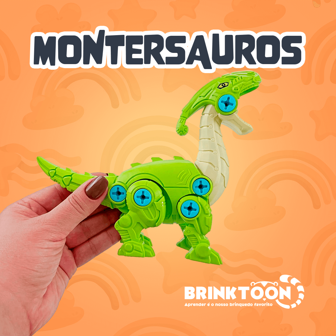 MonterSauros Brinktoon™ - Super Combo 4 em 1 + Brinde Exclusivo!