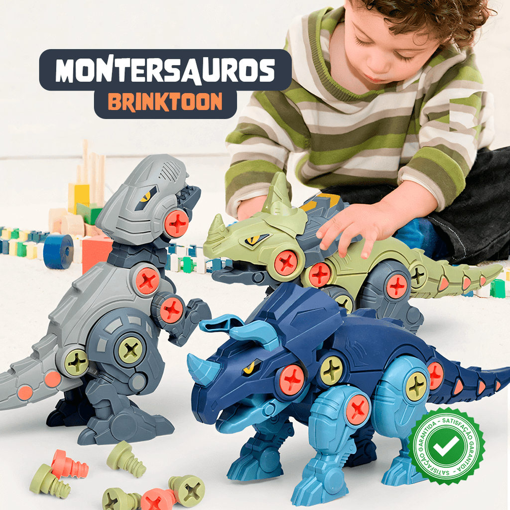 MonterSauros Brinktoon™ - Super Combo 4 em 1 + Brinde Exclusivo!