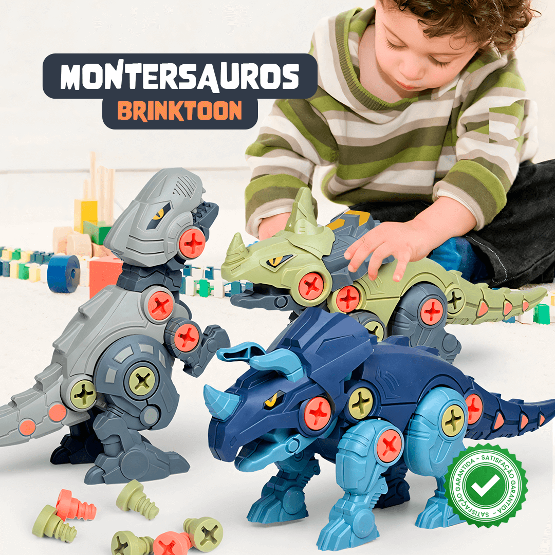 MonterSauros Brinktoon™ - Super Combo 4 em 1 + Brinde Exclusivo!