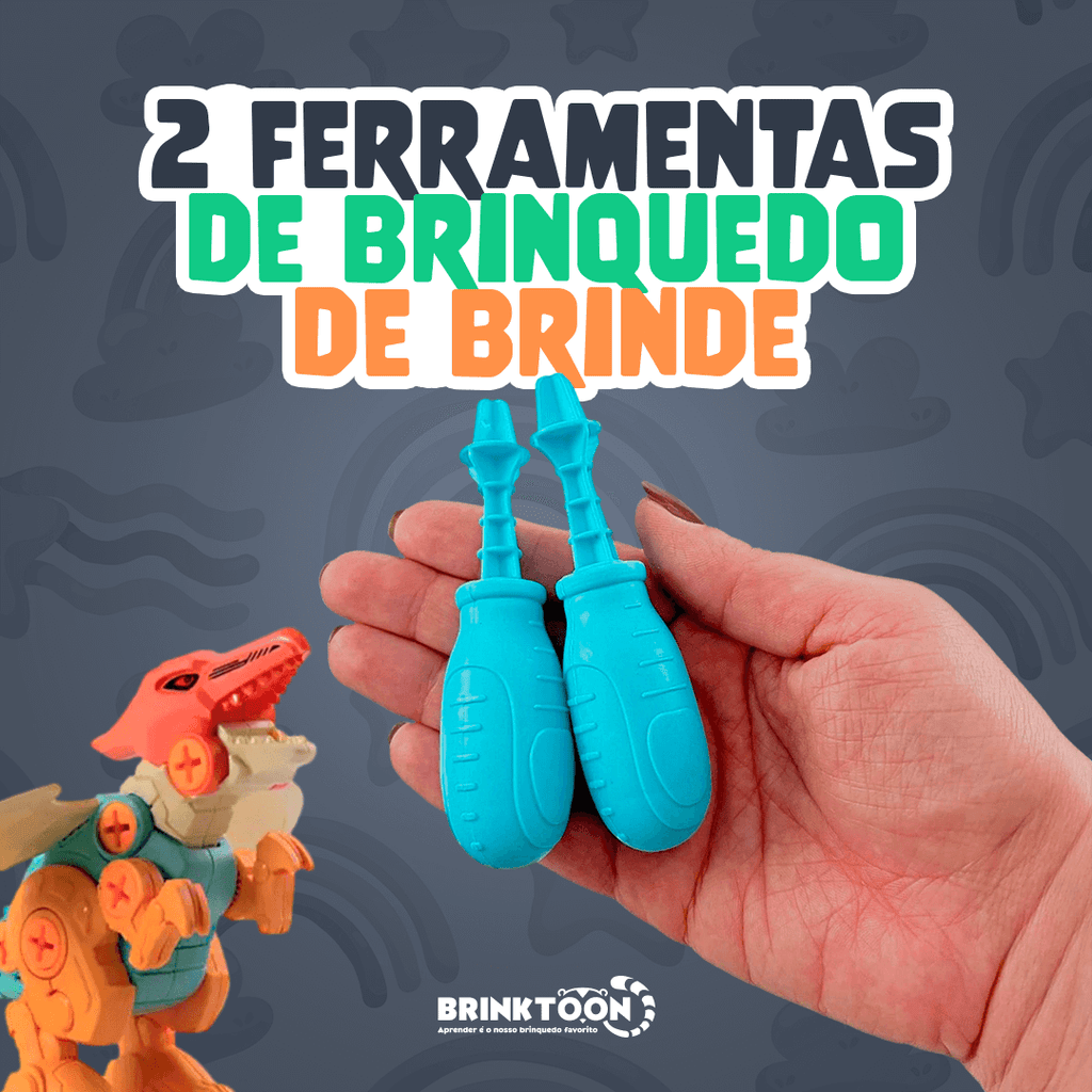 MonterSauros Brinktoon™ - Super Combo 4 em 1 + Brinde Exclusivo!