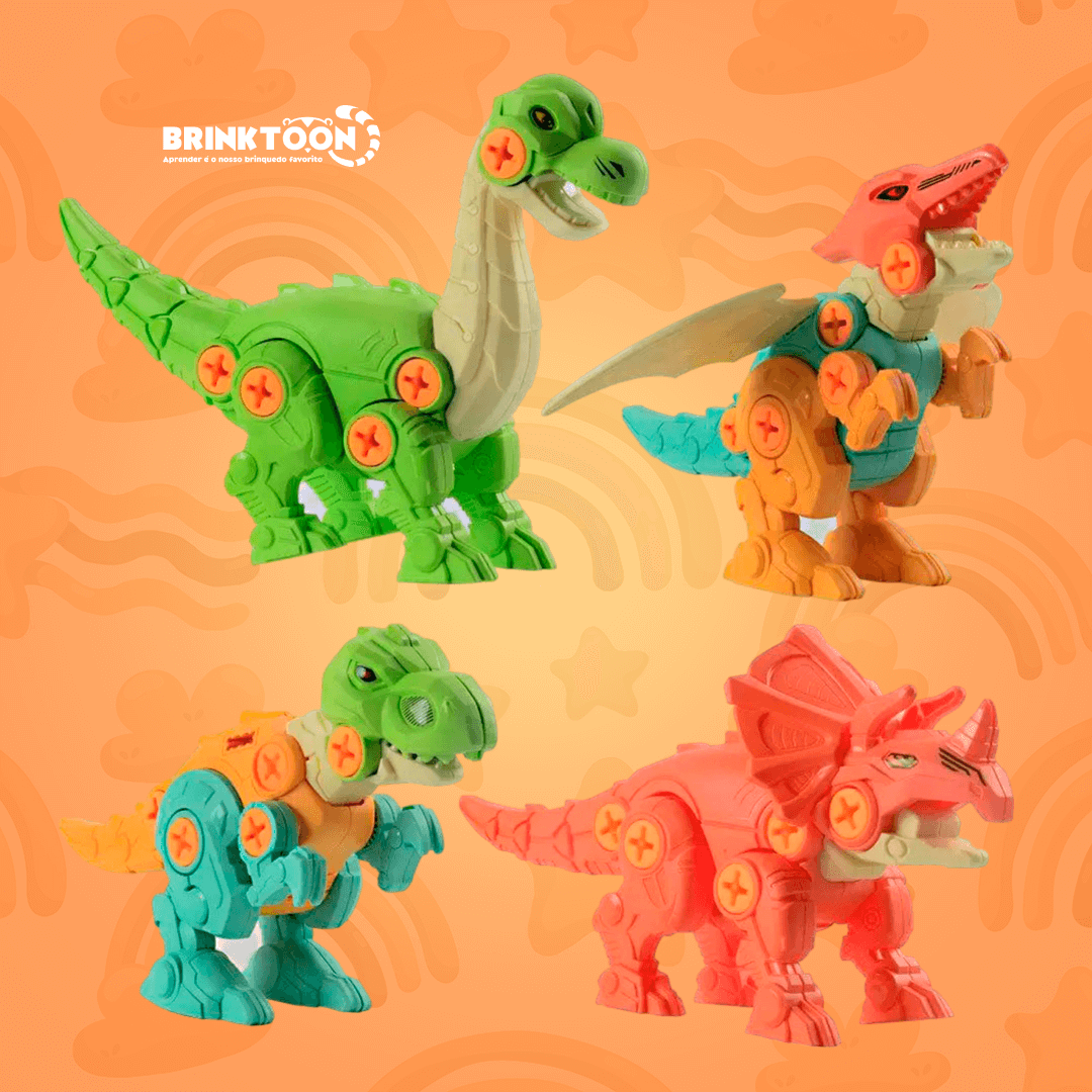 MonterSauros Brinktoon™ - Super Combo 4 em 1 + Brinde Exclusivo!