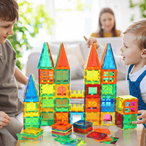 Blocos Magnéticos 3D Criativos Brinktoon™