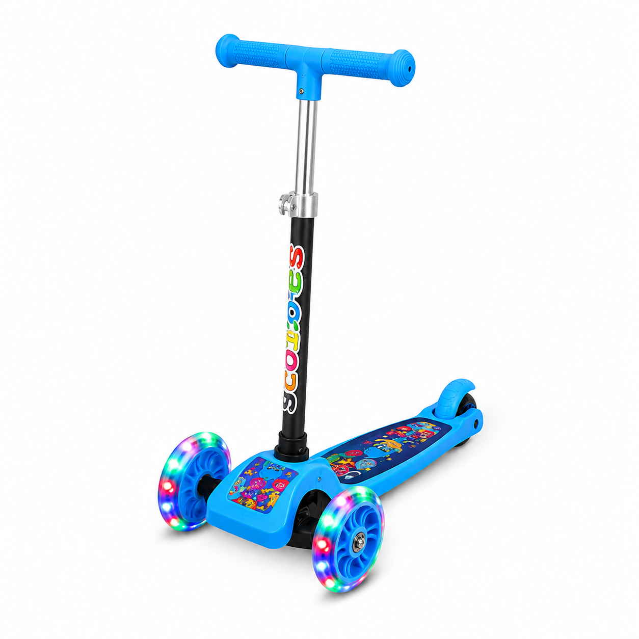 FlashRide Brinktoon™ - O Patinete de 3 Rodas com Rodas de LED