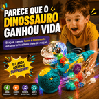 Dinobô Interativo Brinktoon™ – Aperte o Botão e Veja a Criança Largar as Telas para Brincar 🦖