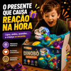 Dinobô Interativo Brinktoon™ – Aperte o Botão e Veja a Criança Largar as Telas para Brincar 🦖