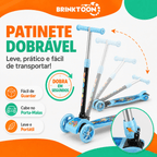 FlashRide Brinktoon™ - O Patinete de 3 Rodas com Rodas de LED