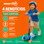 FlashRide Brinktoon™ - O Patinete de 3 Rodas com Rodas de LED