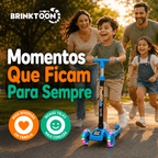 FlashRide Brinktoon™ - O Patinete de 3 Rodas com Rodas de LED