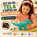 MonterSauros Brinktoon™ — Kit Educativo com 4 Dinossauros para Montar e Desmontar