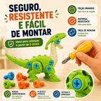 MonterSauros Brinktoon™ — Kit Educativo com 4 Dinossauros para Montar e Desmontar